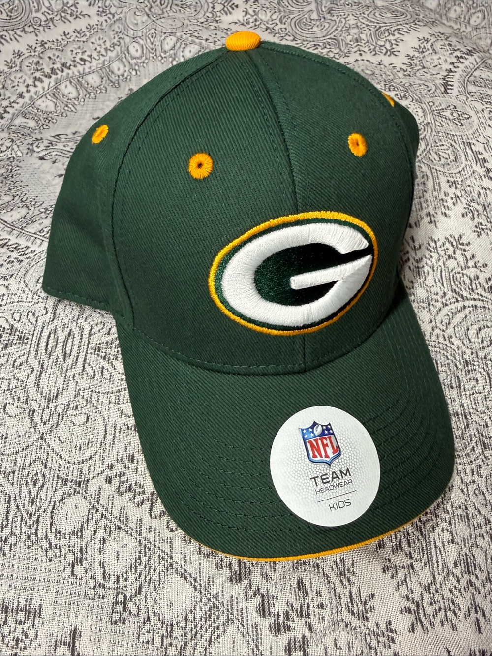 NFL Dark Green & Gold Green Bay Packers Cap - Kids